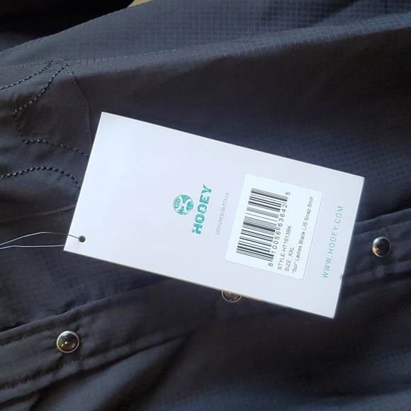 NWT Hooey Sol Western Performance Shirt Long Sleeve Pearl Snaps Rodeo Stampede - Picture 6 of 9